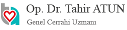 FITIK CERRAHİSİ - Op. Dr. Tahir Atun | Reflü Cerrahisi - Mide Botoksu - Obezite ve Metabolik Cerrahi - SİLS Cerrahisi